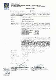 MEDILOX SIRIM Test Report