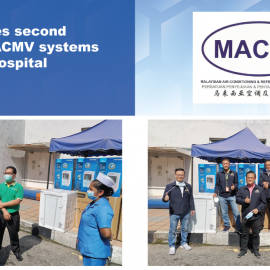 MACRA makes second donation of ACMV systems to Ampang Hospital