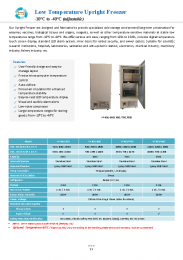Low Temperature Freezer (-10°C to -40°C)