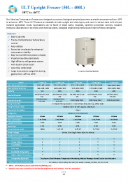 ULT Upright Freezer (50L – 400L)