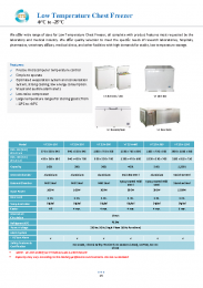 Low Temperature Chest Freezer (0°C to -25°C)