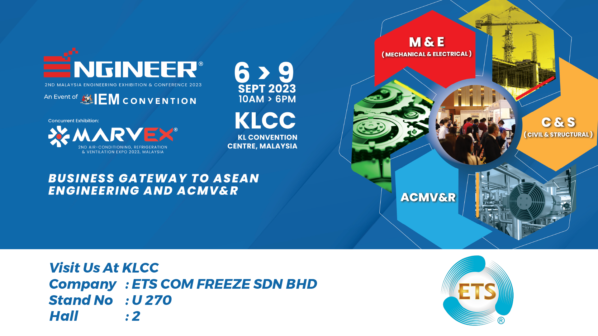 ETS Com Freeze To Exhibit at Marvex 2023